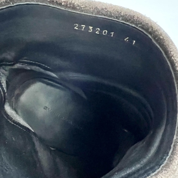 Balenciaga High Heel Booties Brown Suede Black Platform 41 - Picture 11 of 11